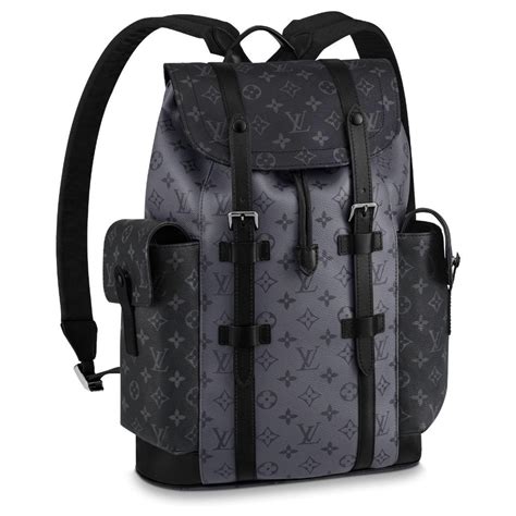 black and grey lv backpack|black louis vuitton backpack men's.